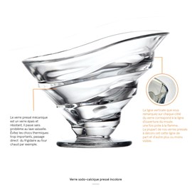 Lot de 6 coupes à dessert