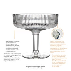 Lot de 6 coupes à dessert alice