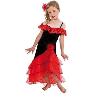 Déguisement flamenco 116 cm