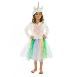 Déguisement robe licorne 116 cm