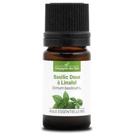 Basilic doux à linalol - huile essentielle bio - 5ml garantie chromacert® - chém