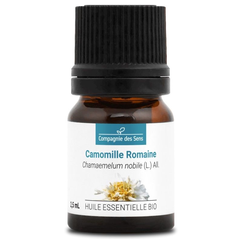 Camomille romaine - huile essentielle bio - 2.5ml garantie chromacert® - chémoty