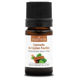 Cannelle de ceylan feuilles - huile essentielle bio - 5ml garantie chromacert® -