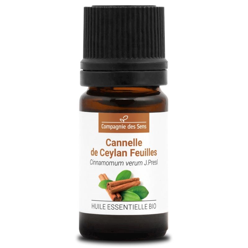 Cannelle de ceylan feuilles - huile essentielle bio - 5ml garantie chromacert® -