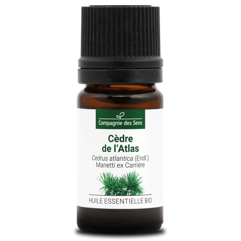 Cèdre de l'atlas - huile essentielle bio - 5ml garantie chromacert® - chémotypée