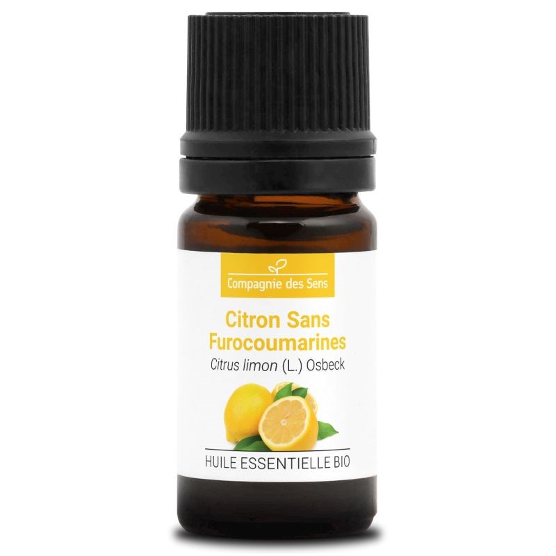 Citron sans furocoumarines - huile essentielle bio - 5ml garantie chromacert® -