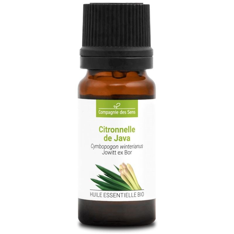 Citronnelle de java - huile essentielle bio - 10ml garantie chromacert® - chémot