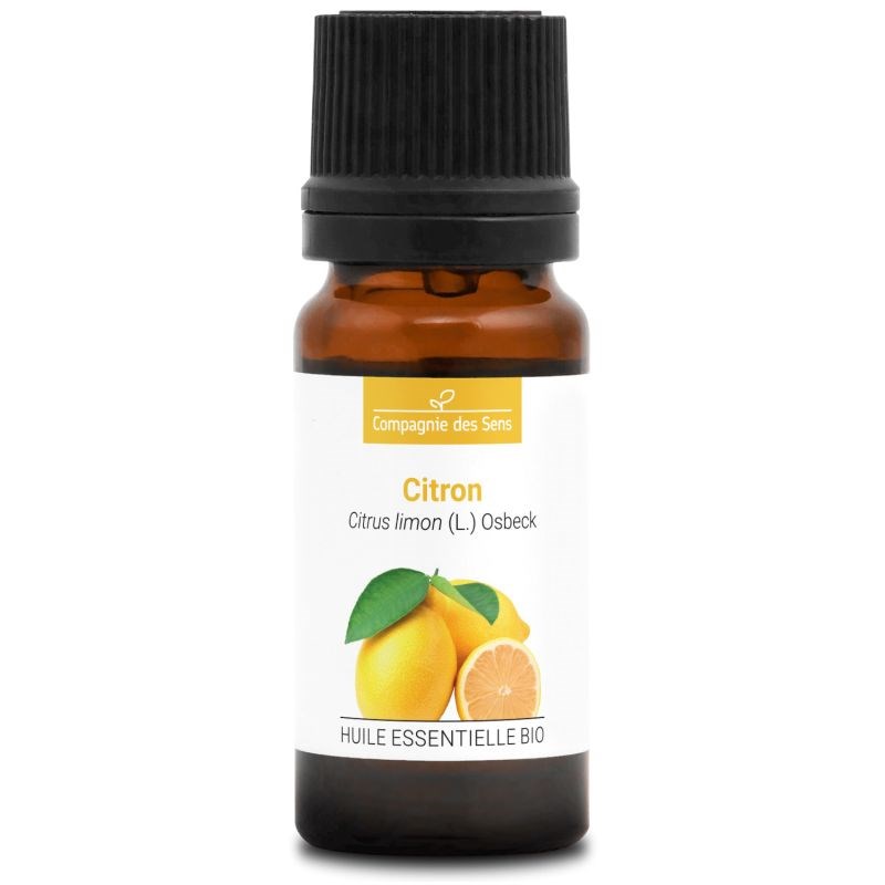 Citron (citrus limon) - huile essentielle bio - 10ml garantie chromacert® - chém