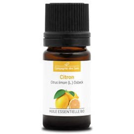 Citron (citrus limon) - huile essentielle bio - 5ml garantie chromacert® - chémo