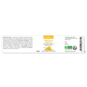 Hélichryse italienne - huile essentielle bio - 2.5ml garantie chromacert® - chém