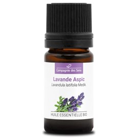 Lavande aspic - huile essentielle bio - 5ml garantie chromacert® - chémotypée &