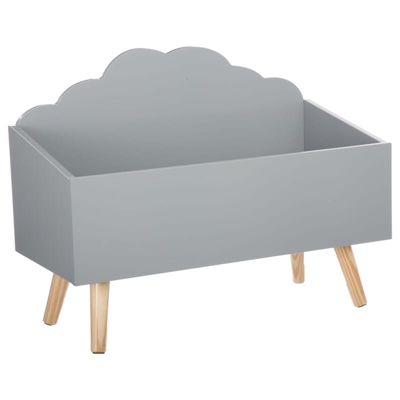 Coffre pour enfant nuage l.58 cm gris