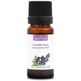 Lavande aspic - huile essentielle bio - 10ml garantie chromacert® - chémotypée &