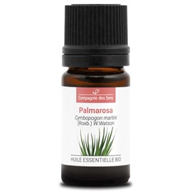 Palmarosa (cymbopogon martini) - huile essentielle bio - 5ml garantie chromacert