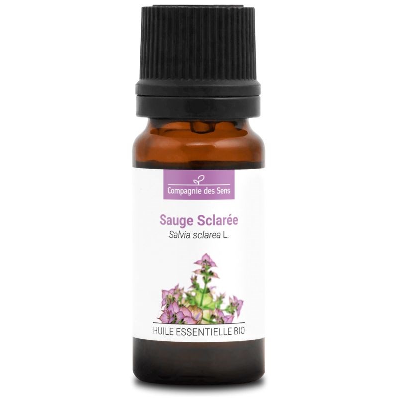 Sauge sclarée (salvia sclarea) - huile essentielle bio - 10ml garantie chromacer