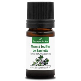 Thym à feuilles de sarriette - huile essentielle bio - 5ml garantie chromacert®