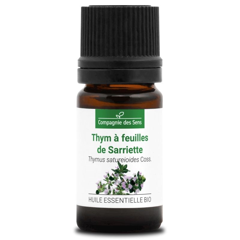Thym à feuilles de sarriette - huile essentielle bio - 5ml garantie chromacert®