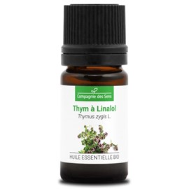 Thym à linalol (thymus zygis) - huile essentielle bio - 5ml garantie chromacert®