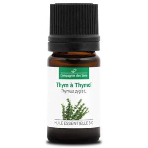 Thym à thymol (thymus zygis) - huile essentielle bio - 5ml garantie chromacert®