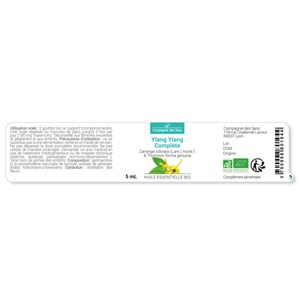 Ylang ylang complète - huile essentielle bio - 5ml garantie chromacert® - chémot