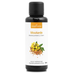 Huile de moutarde bio - 50ml - fraîcheur garantie oxycert® - vierge & de 1?? pre