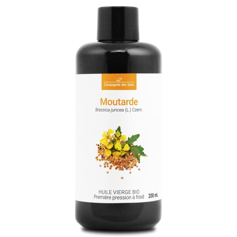Huile de moutarde bio - 200ml - fraîcheur garantie oxycert® - vierge & de 1?? pr