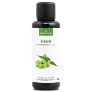 Huile de neem bio - 50ml - fraîcheur gar