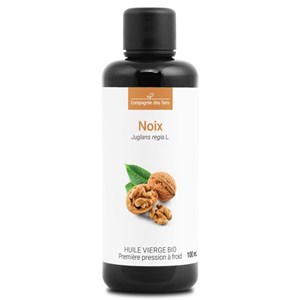 Huile de noix bio - 100ml - fraîcheur garantie oxycert® - vierge & de 1?? pressi