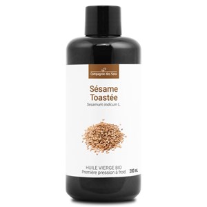 Huile de sésame toastée bio - 200ml - fr