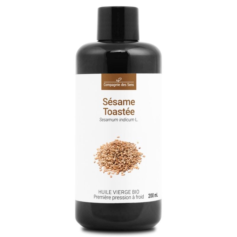 Huile de sésame toastée bio - 200ml - fraîcheur garantie oxycert® - vierge & de