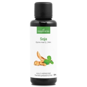 Huile de soja bio - 50ml - fraîcheur garantie oxycert® - vierge & de 1?? pressio