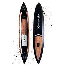 Kayak gonflable 3 places k-black