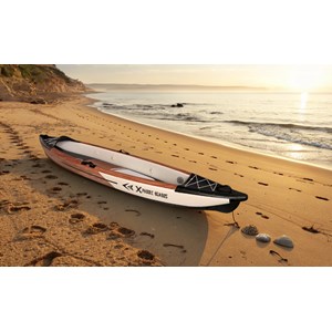 Kayak gonflable 3 places k-black