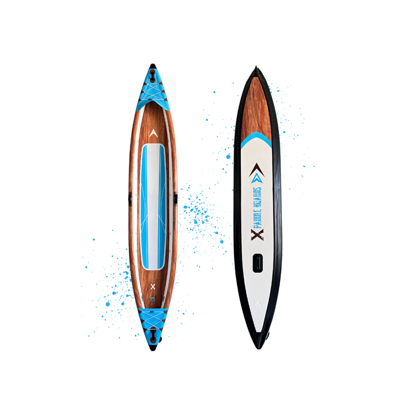 Kayak gonflable 3 places k-blue