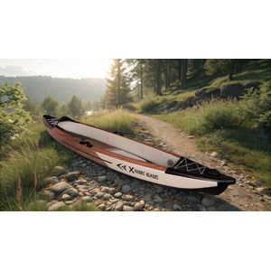 Kayak gonflable 2 places k-black