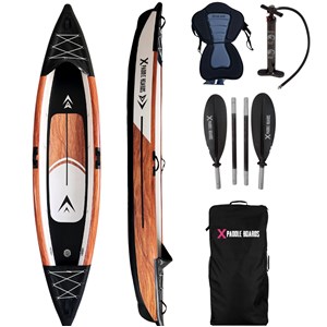 Kayak gonflable 1 places k-black