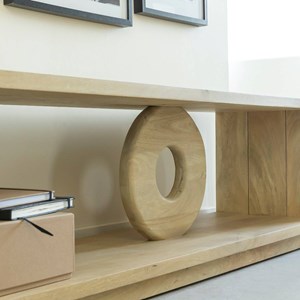 Meuble tv en bois de manguier alwen
