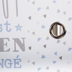 Château de rangement -7 cases - bleu