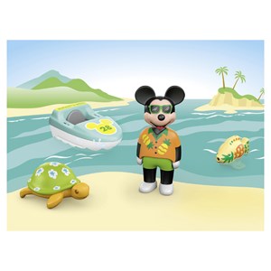 Mickey avec bateau