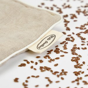 Tour de cou en lin naturel chauffant