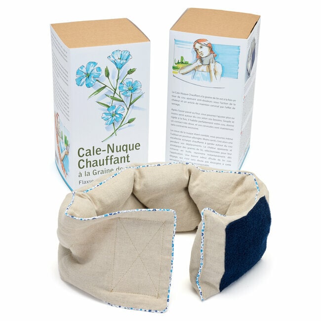 Nature & Découvertes - Coussin chauffant cervicales graines lin - Idée  liste de cadeaux