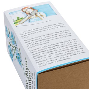 Cale nuque chauffant en lin naturel