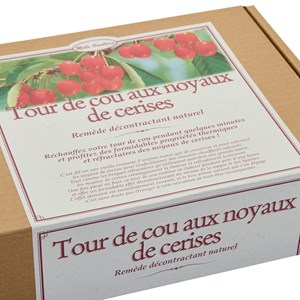 Tour de cou aux noyaux de cerises