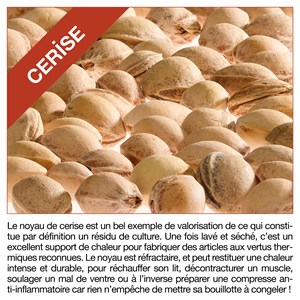 Tour de cou aux noyaux de cerises