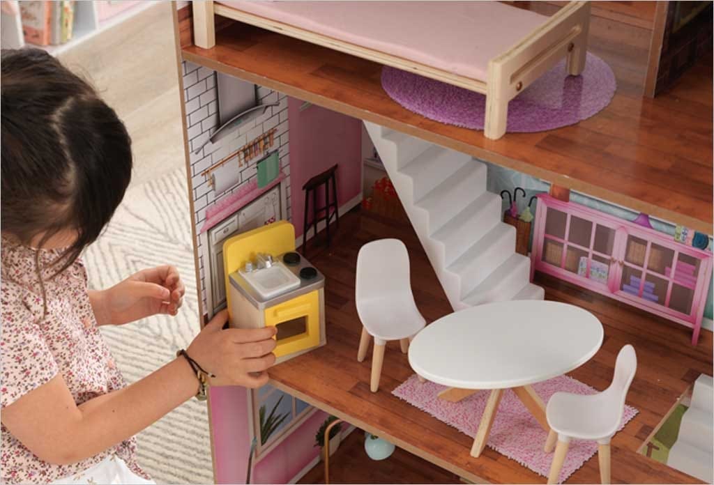 Maison de poupée moderne juliette kidkra