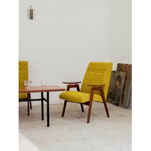 Jakob, le grand fauteuil jaune n°438