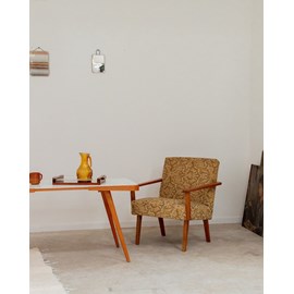 Jakob, le fauteuil bas à motifs n°439