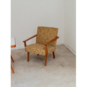 Jakob, le fauteuil bas à motifs n°439