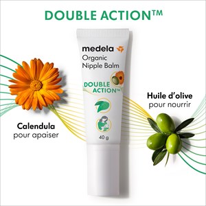 Medela - baume double action™ bio pour