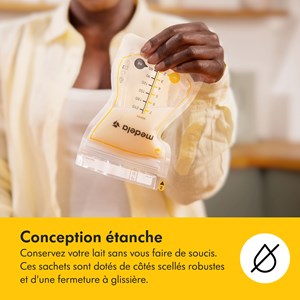 Sachets de conservation lait maternel x150